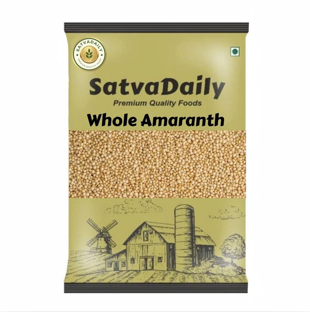 SatvaDaily Whole Amaranth 250g | Rajgira Sabut For Fasting | Ramdana Seeds | Gluten Free & Vegan Rajgeera Seed | High in Fibre and Protein | Amarnath Seeds Cholai Dana | Rajgira Seed | Ancient Grain Superfood