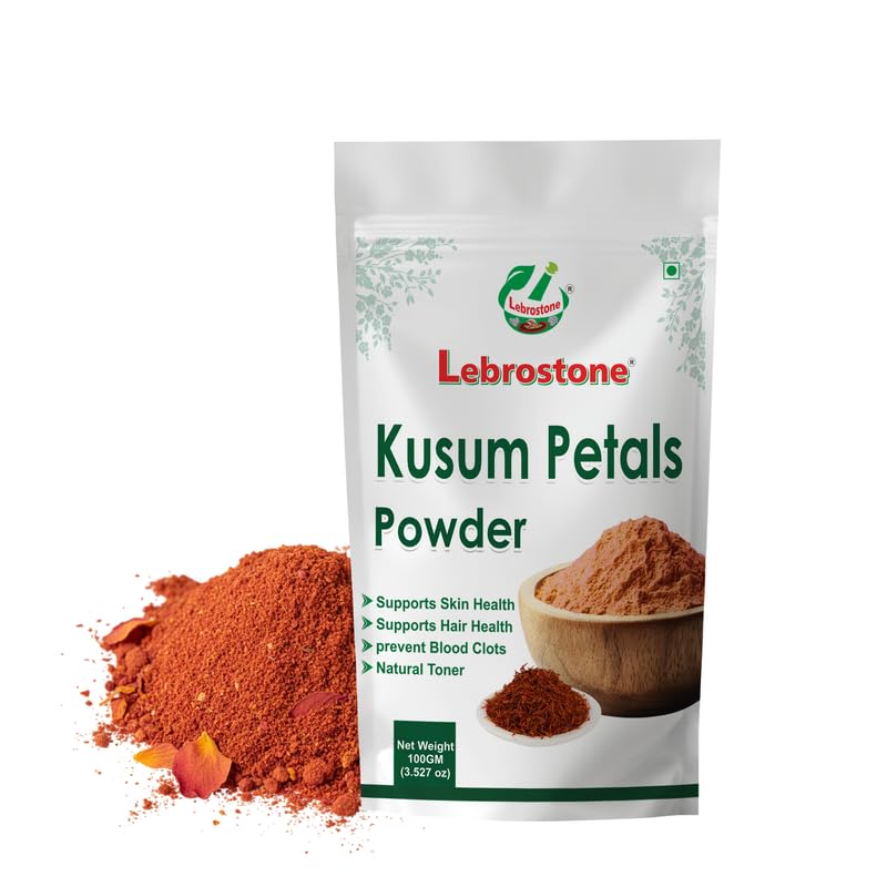 Kusum Petals Powder | Ayurvedic Herbal Supplement | Supports Skin Brightness, Hair Nourishment & Natural Cooling|100g