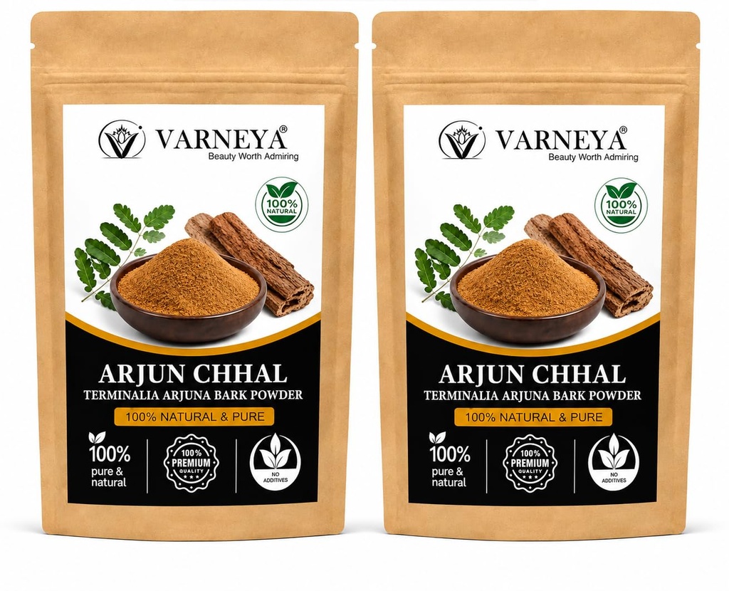 Naturals Organic Arjun Chhal Powder 100g, Pack of 2