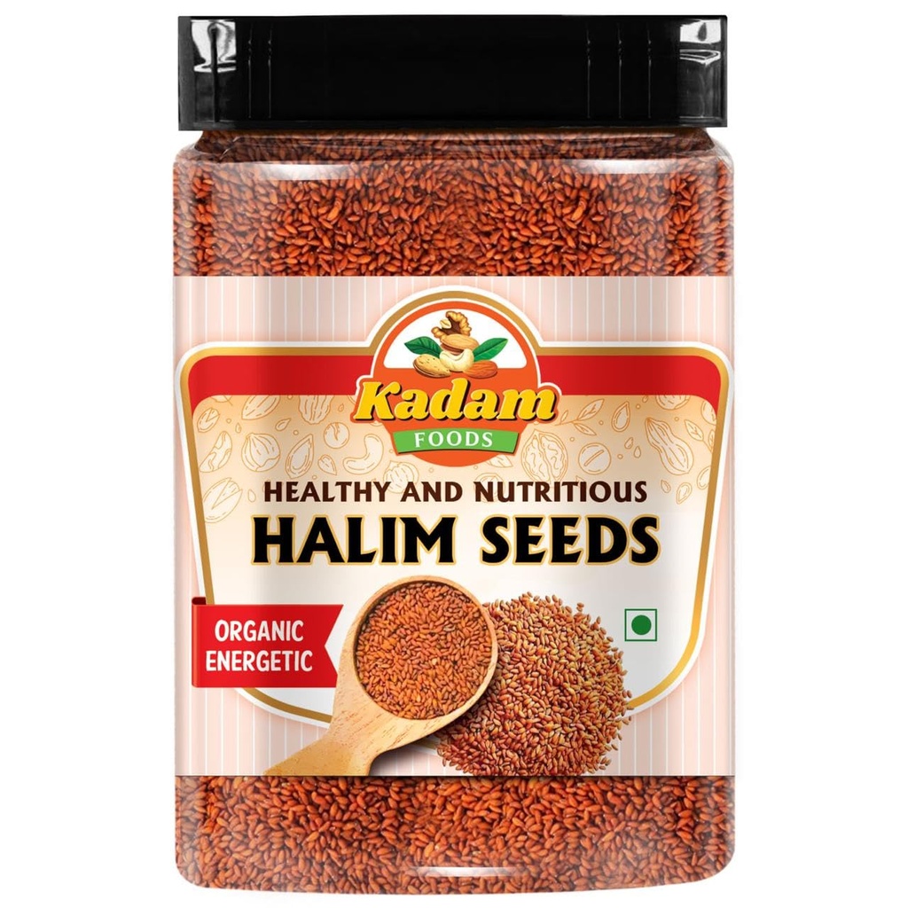 M.K. DRY FRUIT Organic Energetic Halim Seeds, Healthy and Nutritious (500g) | PACK OF 2