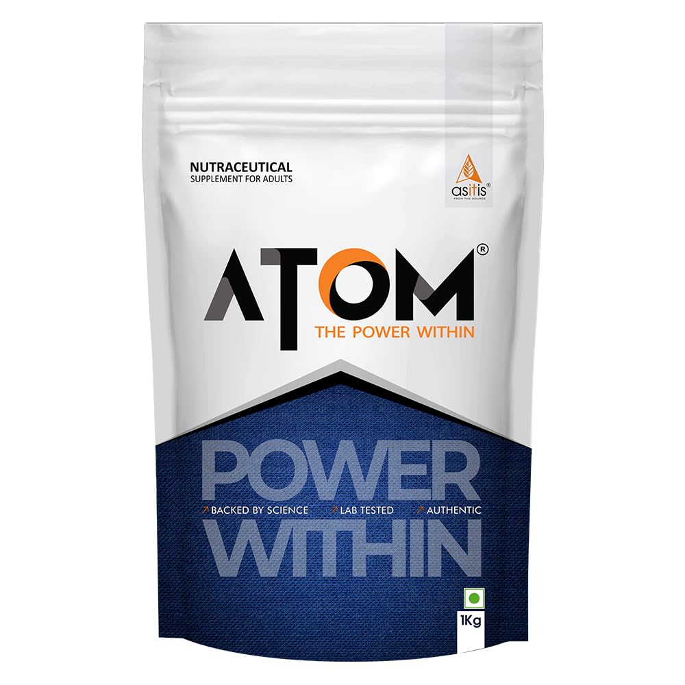 AS-IT-IS ATOM Only Carb - with Prebiotics I 67g Carbs, 6g Fibre I Reliable Source of Energy & Fibre, 1Kg, Hazelnut