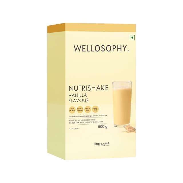 Oriflame Wellness Nutrishake Vanilla Flavour - 500G