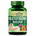 Vlado’s Himalayan Organics Glutathione Builder With Vitamin C,E,B6 & Curcumin,Antioxidant Support for Anti-Ageing,Youthful & Brightening Skin | Good For Men And Women - 60 Veg Tablets