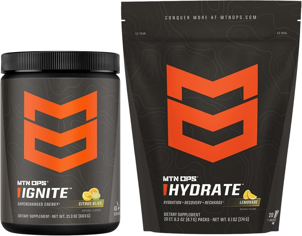 MTN OPS Ignite Citrus Bliss + Hydrate Lemonade Bundle