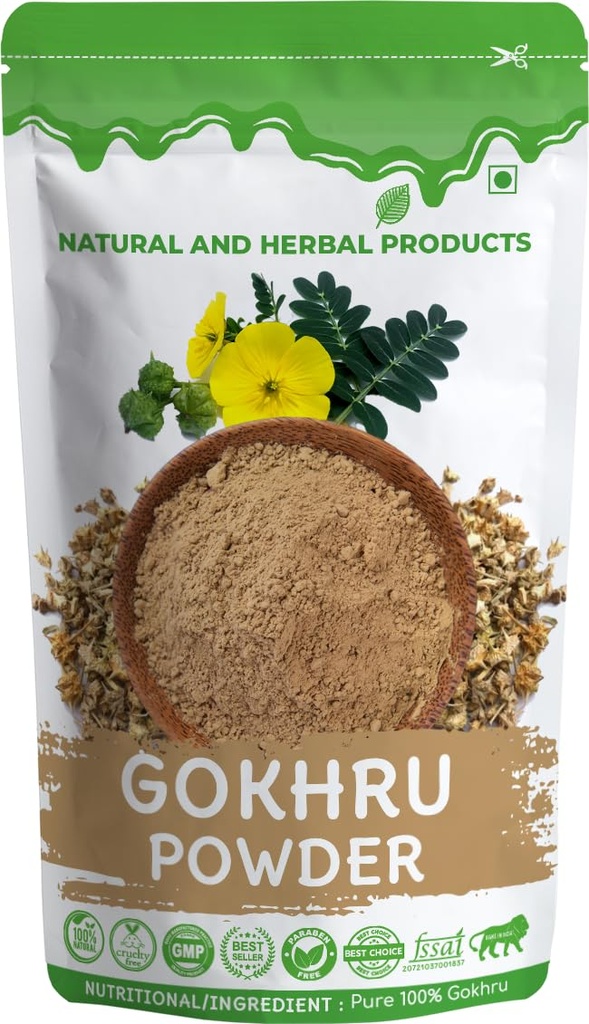 Gokharu powder for eating, for drinking