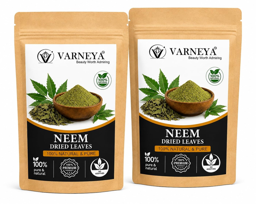 Naturals Organic Dried Neem Leaves 100g | Pure Neem Patta | 100% Natural Ayurvedic Herb | No Preservatives | Premium Quality (Pack OF 2)