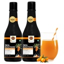 SRISHMA Sea Buckthorn Juice Concentrate 500ml Pack of 2 | Cold Pressed Sea Buckthorn Pulp | Natural Vitamin C & Omega 3 6 7 9 | Antioxidant Rich Herbal Health Drink