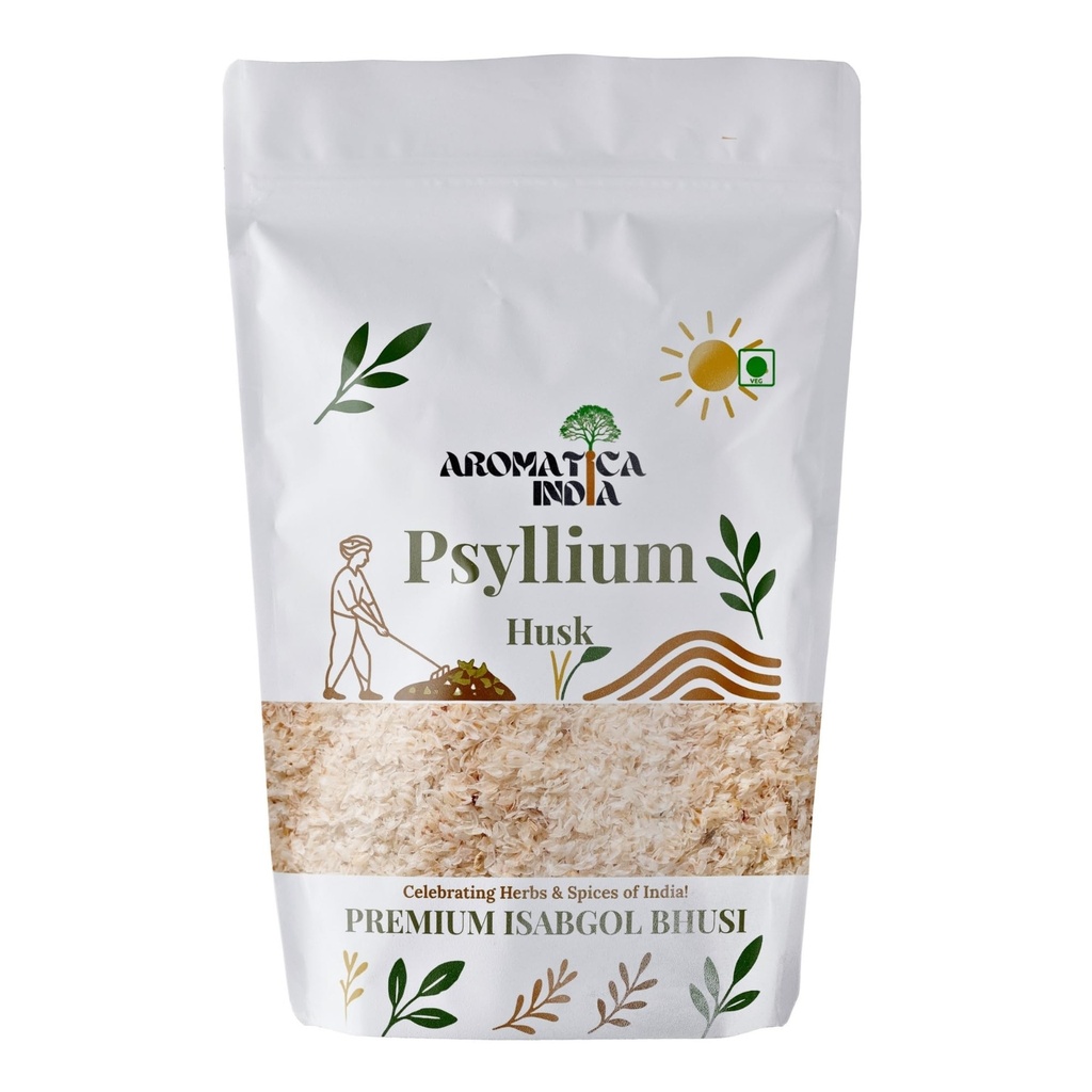 Psyllium Husk 50gm Isabgol Bhusi Soluble Fiber for Digestive Health & Fibre Supplement Drink