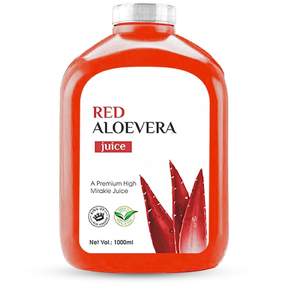 proveda nutricio wellness Red Aloevera Juice with Ashwagandha and Honey, 1000 ml, Pack of 1, a primium high mirakle juice