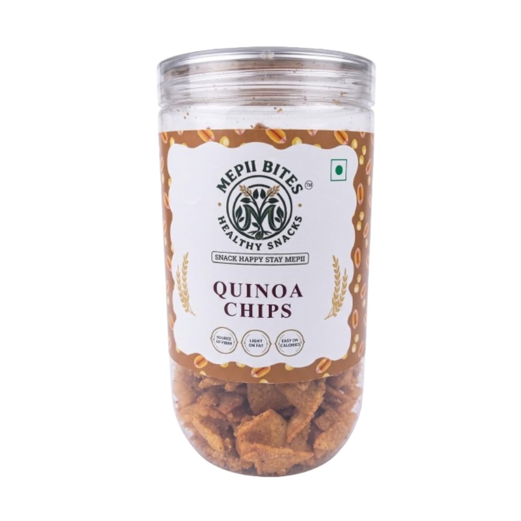 Mepii Bites Quinoa Chips | Protein Authentic Crunch Snack | 150g