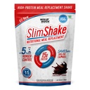 WILD BUCK SlimShake Meal Replacement Shake, High Protein Weight Loss Shake, Low Carb Protein Blend, Rich in 12 Vitamins & 10 Minerals, Weight Control & Management Protein Shake 15g Protein, 4.1g Dietary Fiber & Digestive Enzymes | Meal Replacement Shake for Men and Women [Chocolate Cream, 500g]