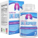 Lung & Respiratory 3-Month Support Supplements 10-in-1 Formula | 90-Day Bulk Supply | 90 Capsules