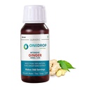 OneDrop Wellness Intensive Ginger Herbal Drops | 100% Natural Pure Ginger Nano Extract | Makes 300 Servings | Use with Water/Tea/Soup/Salad, 30 ml (Pack of 1)