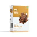 Eat Anytime Sattu Energy Bar | Sea Salt Caramel | Rich in Protein | Ancient Indian Supergrain | Source of Fibre | No Added Refined Sugar | 25g