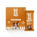 Bazana 20g Protein Bar |Peanut Butter Jolt | Pack of 6 | No Added Sugar | High Protein Healthy Snack | Whey & Nuts Blend | Gym & Workout Recovery | Gluten Free | Healthy Snacks