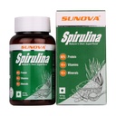 SUNOVA Organic Spirulina Capsules – Nature’s Own Superfood and Nutritional Supplement ,Spirulina for Full Body Support – 60 Capsules