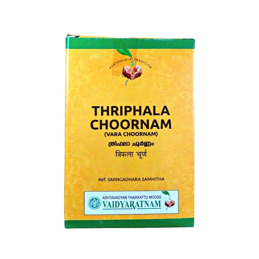 Triphala Choornam (Triphala Powder/Vara Choornam) - Pack of 4 (50g each) | AyurVenue.com