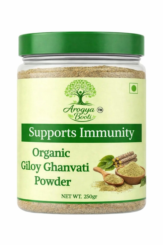 Organic Neem Giloy Powder 250g – Natural Immunity Booster | Pure Herbal Detox Powder | Neem Giloy Churna