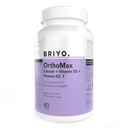 Orthomax - Vitamin D3 & K2-M7 + Calcium Dietary Supplement for Bone Health, Stronger Bones, Teeth, Muscles & Immunity Calcium Supplement Absorption