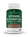 Vitamin B Complex with Vitamin B12 & Biotin | Pure Bioactive B1, B2, B3, B5, B6, B9 | High Potency B Complex Supplements for Energy, Brain, Metabolism & Immunity - 60 Veg B Complex Capsules