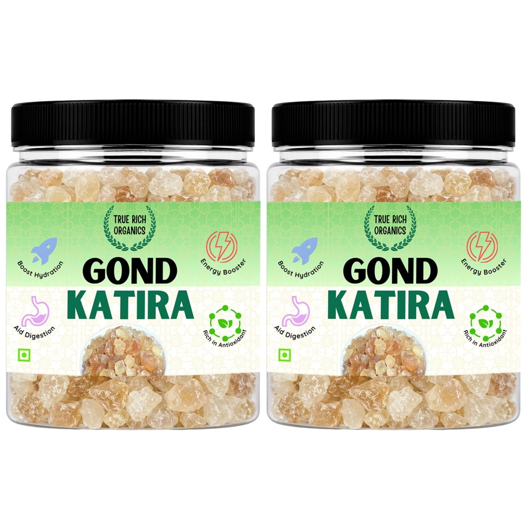 Gond Katira Combo 400g | Tragacanth Dried Gum for Summers Natural 200g Each