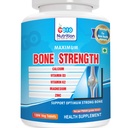 Pronutrition Calcium Citrate Tablets with Vitamin D3, Vitamin K2-7, Magnesium & Zinc | Complete Bone Health Supplement for Adults | Supports Bone Strength & Mineral Absorption | 120 Vegetarian Tablets
