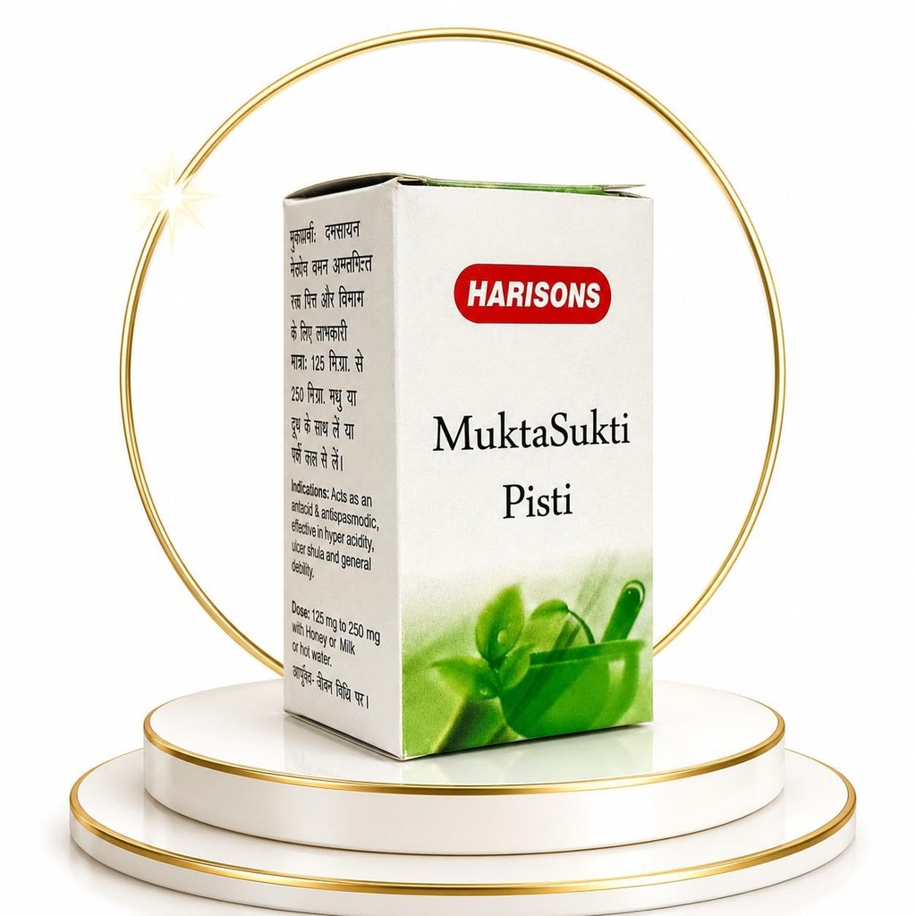 Mukta Sukti Pisti | Ayurvedic Calcium-Rich Mineral Supplement | Supports Digestive Balance & Natural Wellness | Traditional Ayurvedic Formula