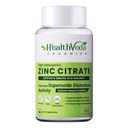 Health Veda Organics Zinc Citrate | Supports Immunity, Skin, Hair & Nails | 120 Veg Capsules for Men & Women