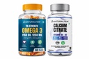 Naturaltein Heart & Bone Wellness Duo | Omega-3 + Calcium Support