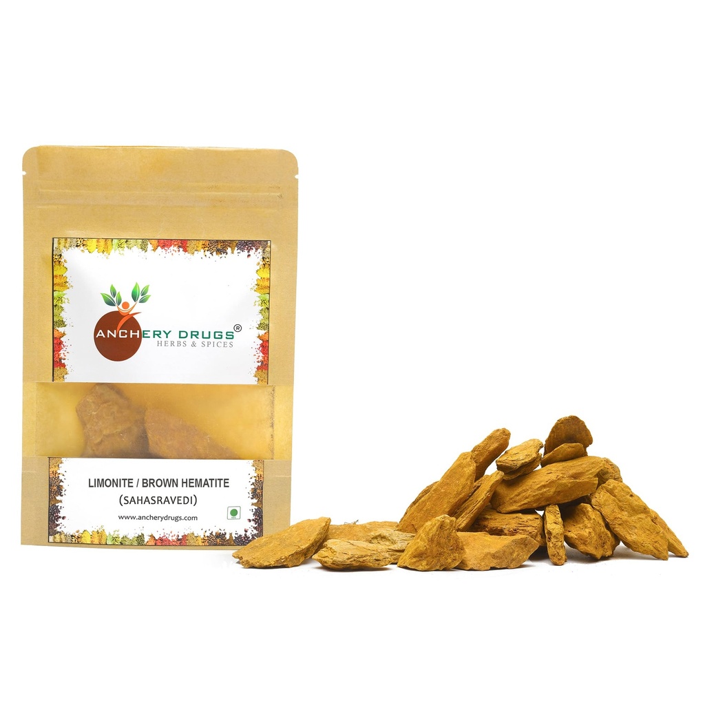 Sahasravedi Limonite, Brown Hematite Natural Mineral for Healing & Crafting (500 gms)