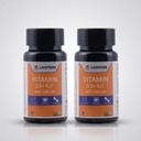 Vitamin D3 + K2-7 | Supports Stronger Bones, Muscle Strength, Calcium Absorption, Improves Immunity and Cardiovascular Health | 600 IU Patented Vitashine™ Vitamin D3 + 55 mcg K2-7 and Calcium | Lichen Sourced, 100% Veg (60 Tablets)