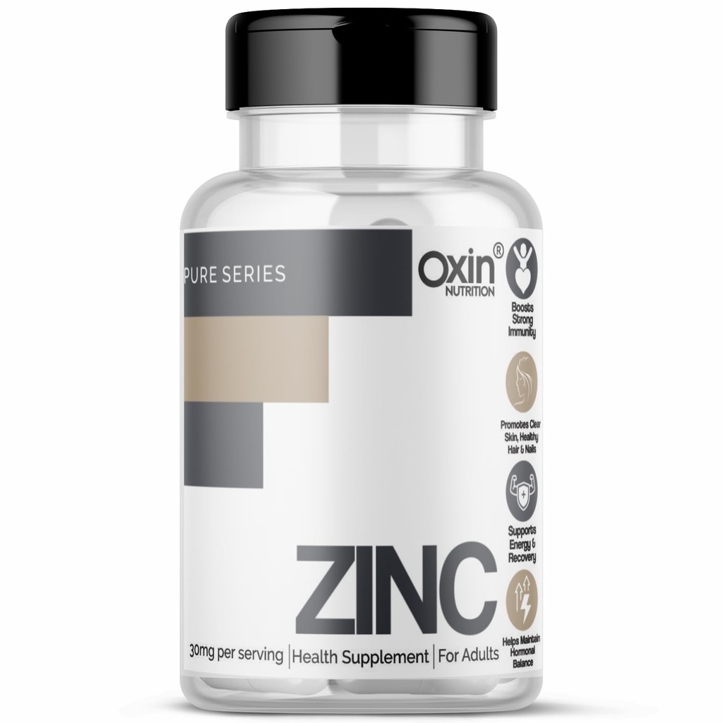 Oxin Nutrition Zinc 30mg Capsule - 120 Veg Capsule