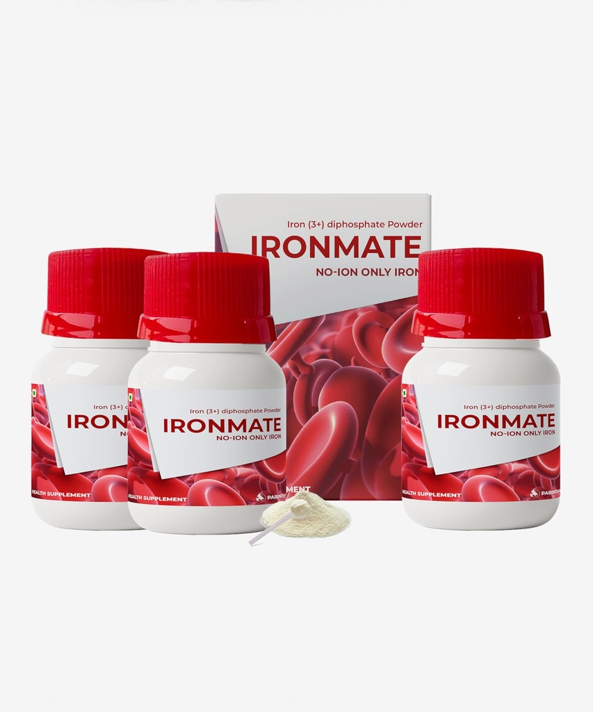 Full Course Pack – Patent Filed Clinically Proven Iron | Waterless Powder Formula | Consume Directly or Blend with Food & Beverages | Safe & No Side-effects