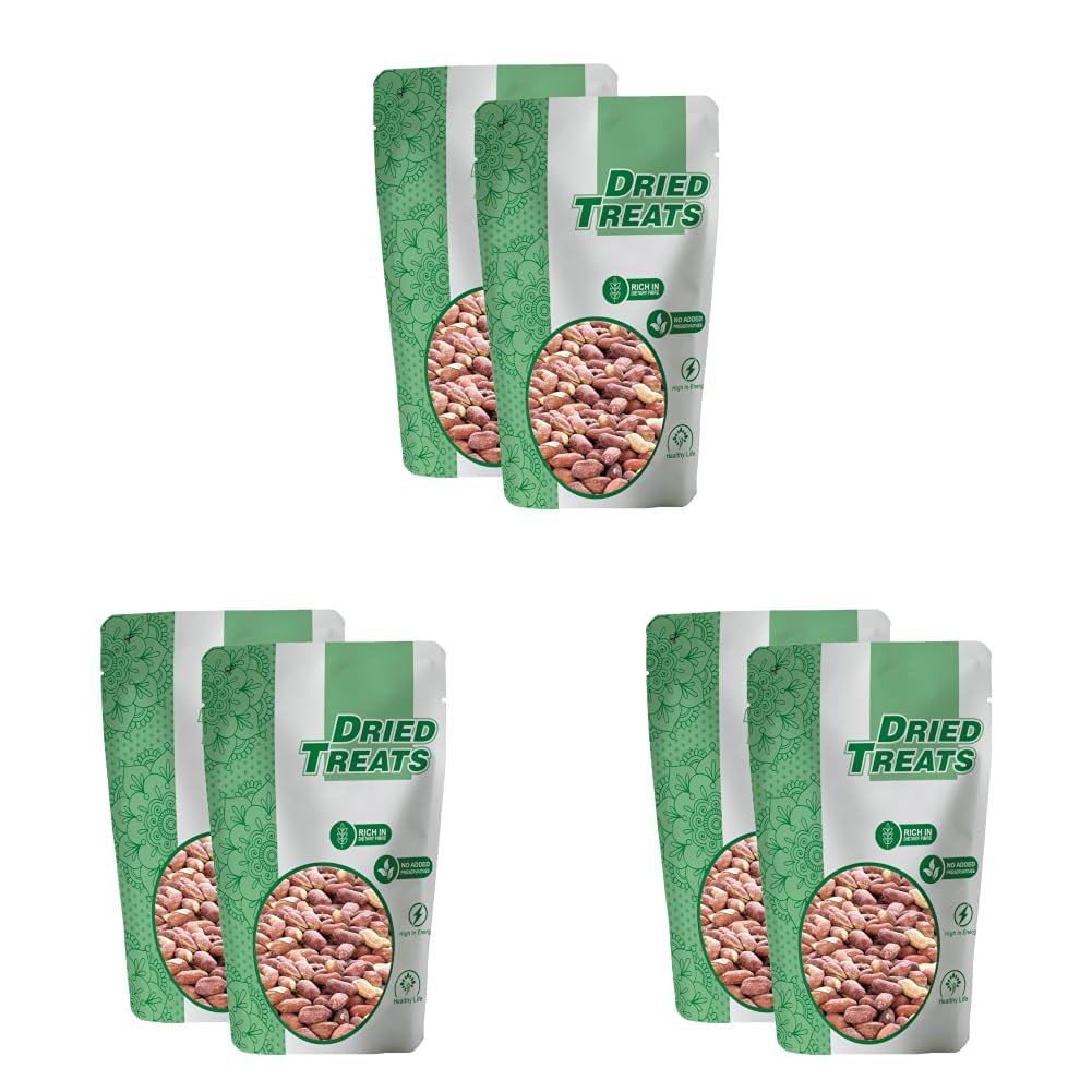 Dried Treats Peanut Roasted & Salted 400 Grams (200g X 2) – Crunchy and Vegan-Friendly Salted Peanut Snack for Weight Loss | Healthy Choice by Every Mom | Beat Your Craving Or Hunger With Tasty Protein-Rich Roasted Moongfali, Good For All Learning Kids, Fitness Enthusiasts & Office Hardworkers | High Quality Roasted and Salted Peanuts | Roasted Peanut Kernels | Roasted and Salted Singdana
