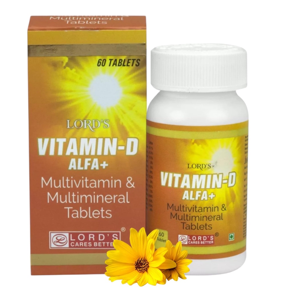 65 Lords Vitamin D Alfa Plus_Multivitamin Tablet - BIG BOX - Homeopathic