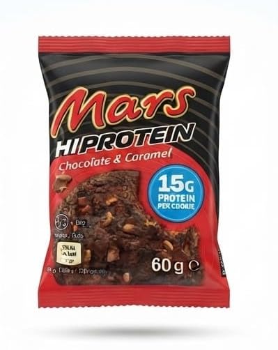 Mars HiProtein Chocolate & Caramel Cookie, By febora, 60g