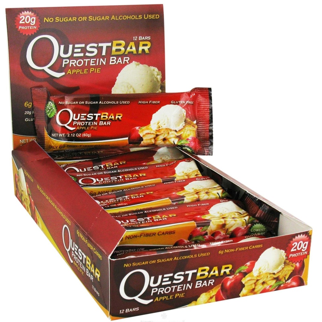 Quest Nutrition Protein Bar - 12 Count (Apple Pie)