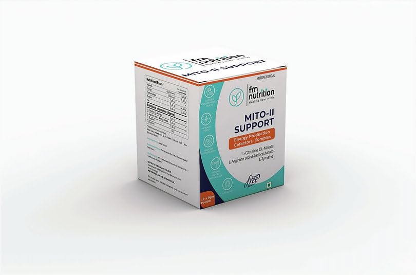Mito‑II Energy Production Cofactors Complex – Veg, Sugar Free, 10 Sachets – Supports Cellular Energy, Stamina, Vitality & Muscle Function
