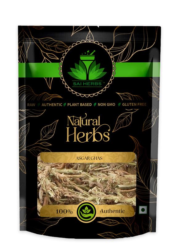 SAI HERBS Asgar Ghas Pure Siddha Powder | Pure & Natural | 250g