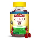 Nature Made Zero Sugar Energy Vitamin B12 Gummies 1000 mcg per Serving, B12 Vitamin, Energy Metabolism Support, Aspartame Free, 110 Sugar Free Gummies, 55 Day Supply