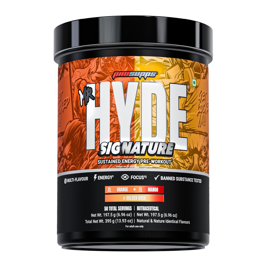 ProSupps Mr Hyde Signature, Golden Rush, Pre Workout, 50 Servings