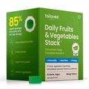 Daily Fruits & Vegetables Nutrition Stack | 14 Natural Plant-Based Ingredients | No Added Sugar | 30 Vegan Stacks
