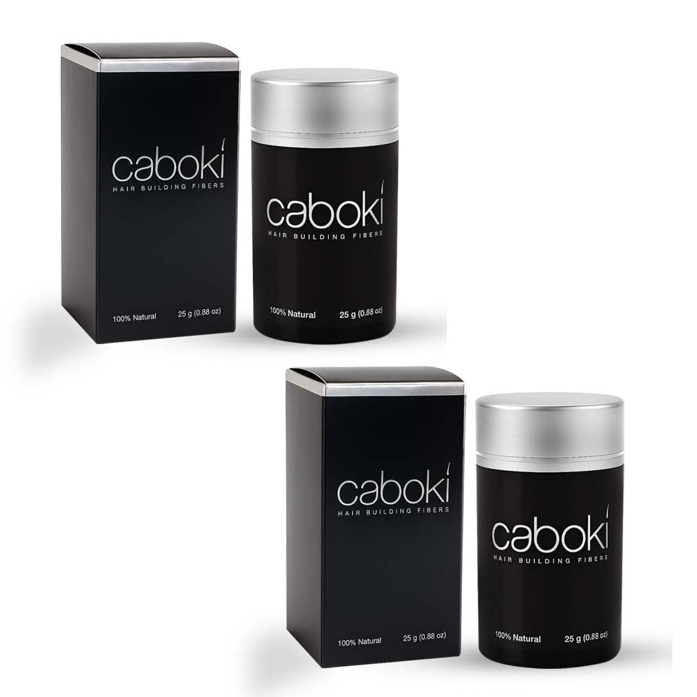 Osking Keratin Powder full of thickness for Baldness 25 gram (Black ) Pack of 2 25+25= 50g
