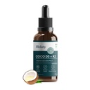 Miduty Coco D3 + K2 – Cholecalciferol Vitamin D3 Drops 600 IU with MK-7 – Support Strong Bones, Muscles & Joints - More Calcium Absorption – Women & Men – 50 ml