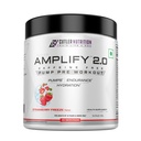 Cutler Nutrition Amplify Caffeine Free Pre Workout for Men and Women Stimulant Free Muscle Pump Enhancer with Arginine, Coconut Water, and L-Citrulline, 40 servings (Strawberry Freeze)
