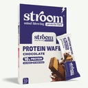 STROOM 10g Chocolate Protein Wafers (10 Bars, 40 Grams Each) |100% Vegetarian, No Added Sugar, No Maida & No Palm Oil | Multigrain Crispy Wafer, High Fibre | Healthy Snack (400 G)