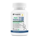 Trexgenics VITAMIN D3 + K2 SYNERGY, 600 IU from Vitashin D3 Lichen + TRANS K2 as MK7 55 mcg Bone, Cardiovascular, Immunity (60 Veg Capsules)