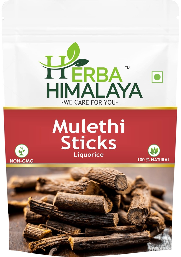 Liquorice (Mulethi) Root Whole Stick | Yashtimadhu for your health,Skin and Hair Care | Skincare | Pigmentation and Beauty (100 gm)