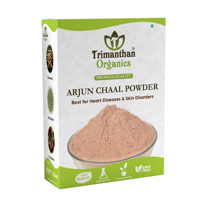 Pure Arjun Ki Chaal Powder (250 GM) - Triple-Filtered Terminalia Arjuna Bark for Cardiovascular Support & Cholesterol Management (Pack Of 1)