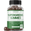 Supergreens Gummies (60 Count) Daily Greens Gummies- Greens Supplements with Raspberry Flavor- Superfood for Immunity Support for Adults - Third Party Tested, Vegan Safe & Made in USA